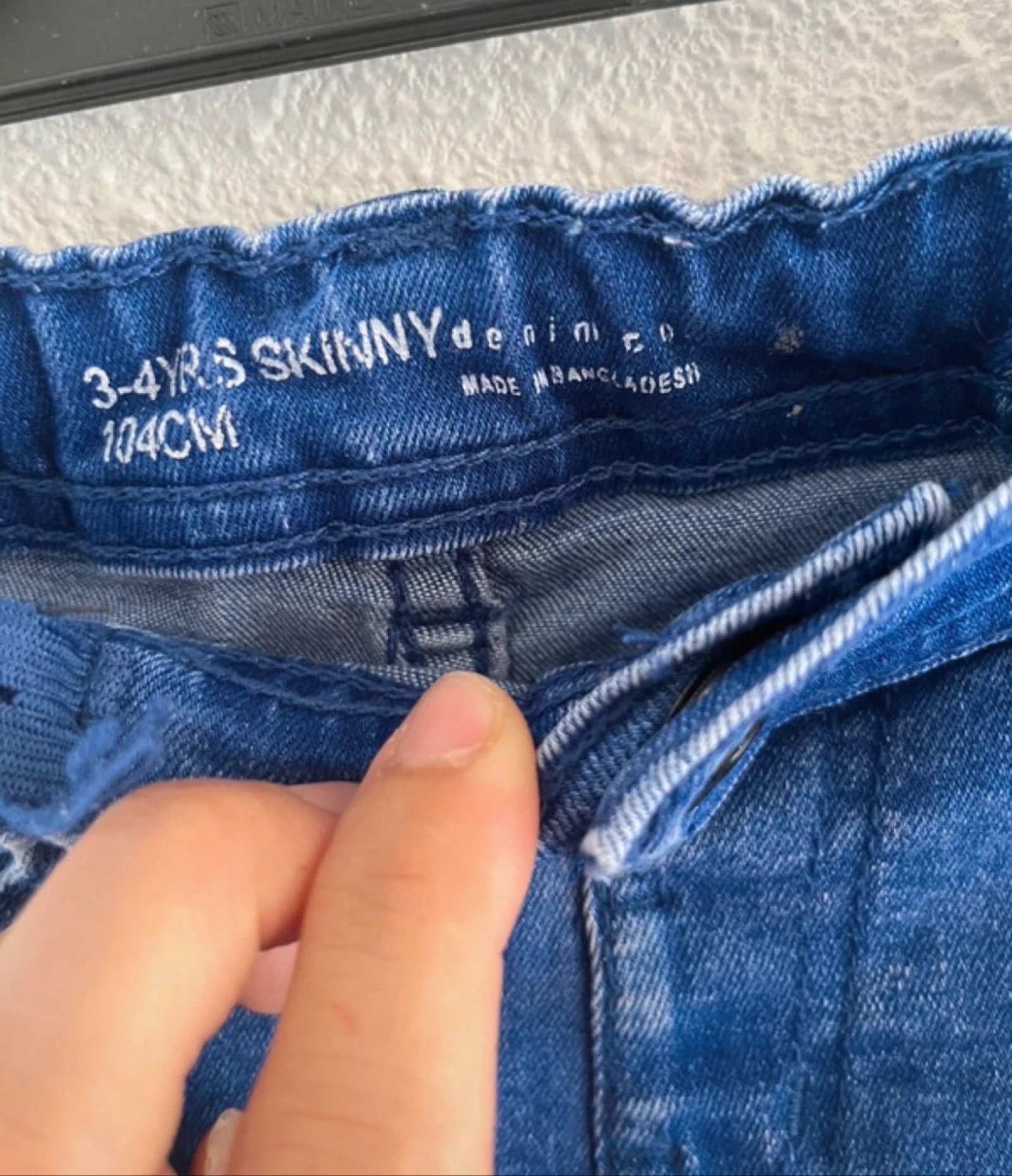 3/4 year adjustable waist denim shorts – photo 3